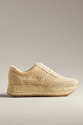 Dolce Vita Shyloh Raffia Platform Sneakers