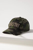 Embroidered Phrase Printed Baseball Cap