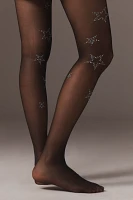 High Heel Jungle Glitter Star Tights