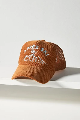 Worn/West Après Ski Corduroy Trucker Hat