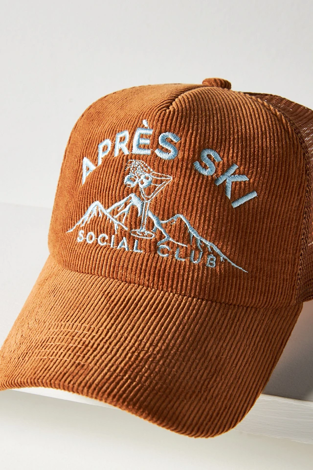 Worn/West Après Ski Corduroy Trucker Hat at MarketFair  display picture 3