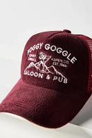 Worn/West Foggy Goggle Corduroy Trucker Hat