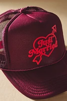 Ascot + Hart Just Married Trucker Hat