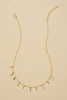 Stone Fringe Necklace