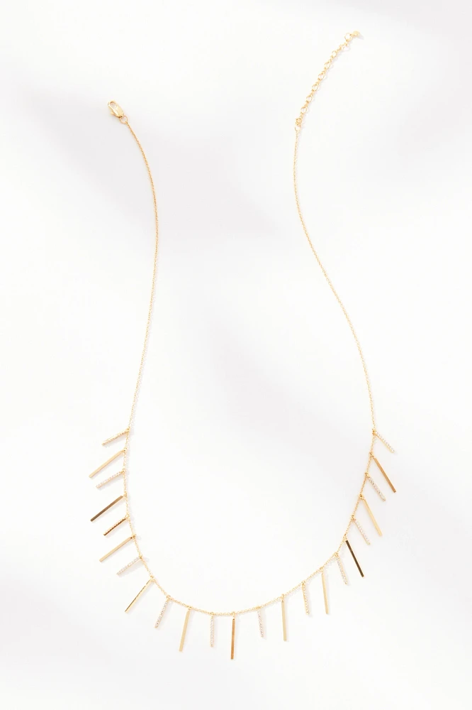 Thin Fringe Necklace