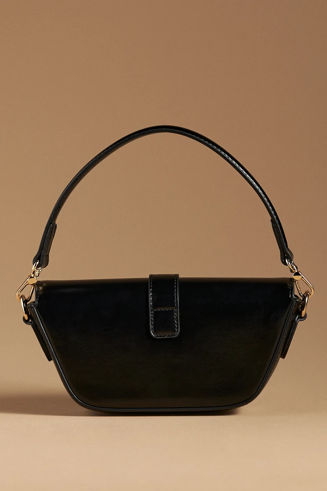 Buckle Structured Sling Bag