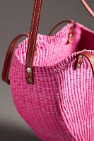 Sensi Studio Heart Straw Bag