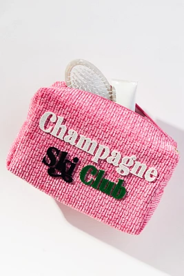 Shiraleah Champagne Ski Club Zip Pouch