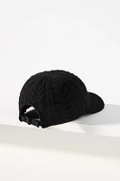 Central Park West Cable Sweater Baseball Cap