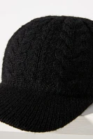 Central Park West Cable Sweater Baseball Cap