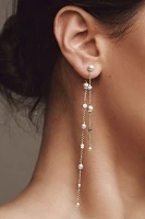 NADRI Front-Back Crystal Pearl Drop Earrings