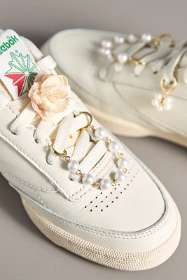 Pearl Flower Shoe Charm Set