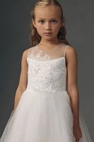 Princess Daliana Embellished Tulle Flower Girl Dress