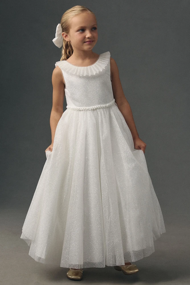 Princess Daliana Sparkle Tulle Flower Girl Dress