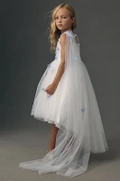 Princess Daliana Butterfly Tulle Flower Girl Dress