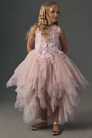 Princess Daliana High-Low Layered Tulle Flower Girl Dress