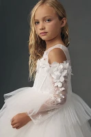 Princess Daliana Tiered Corset Flower Girl Dress