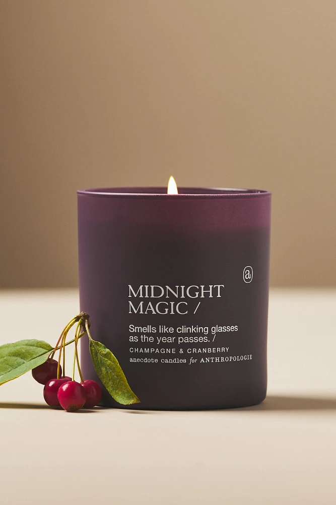 Anecdote Midnight Magic Glass Candle