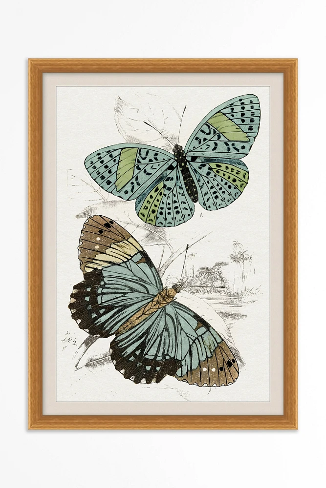 Butterfly Scene Wall Art