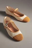 Bibi Lou Knit Colorblock Mary Jane Flats