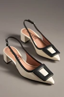Bibi Lou Bonnie Slingback Buckle Detail Heels