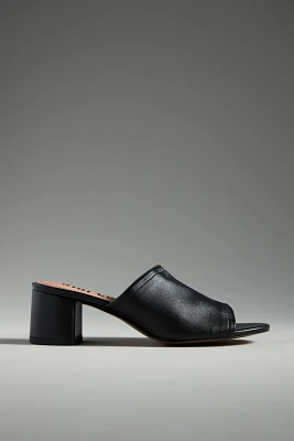 Bibi Lou Block-Heel Mules