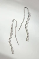 Crystal Wire Drop Earrings