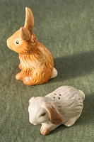 Canterbury Stoneware Salt & Pepper Shakers