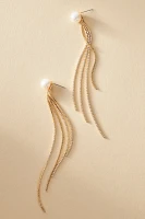 Pearl & Crystal Drop Earrings