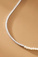 Shashi Camille Pearl Tennis Necklace