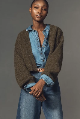 By Anthropologie Cozy Cropped Shrug