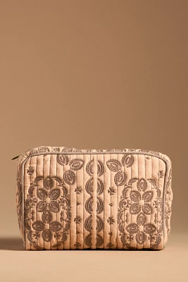 Llani x Anthropologie Embroidered Cosmetic Bag