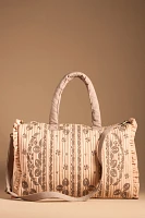 Llani x Anthropologie Embroidered Weekender Bag