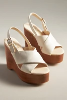 Matisse Fox Wood-Bottom Platform Sandals