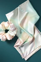 KITSCH Well Rested Satin Pillowcase and Pillow Scrunchie Gift Set