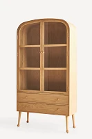 Moretti Oak Curio Cabinet