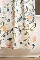 Hattie Printed Cotton-Slub Shower Curtain