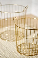 Morgan Wire Round Baskets, Set of 2