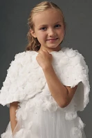 Princess Daliana Rosette Flower Girl Wrap