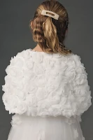 Princess Daliana Rosette Flower Girl Wrap