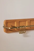 Elle Oak Wood Kitchen Utensil Rail