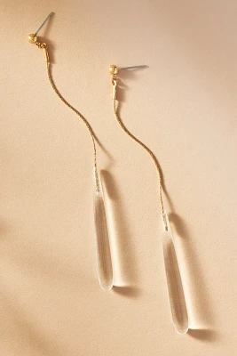 A.B. Ellie Glass Strand Drop Earrings