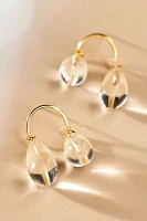 AB Ellie Asymmetrical Glass Drop Earrings