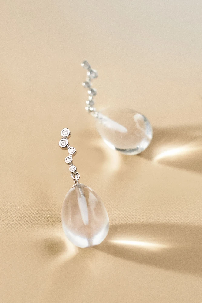 AB Ellie Mystic Glass Dewdrop Earrings