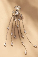 Long Drippy Crystal Earrings