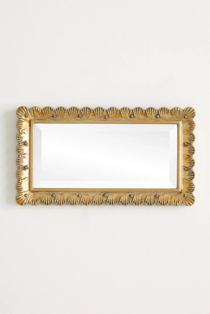 Florencia Petite Scalloped Mirror