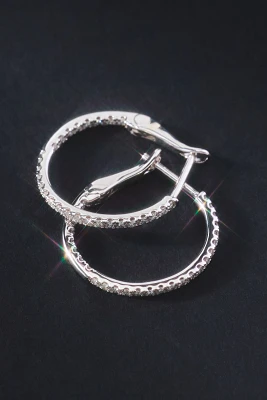 Diamond Hoop Earrings