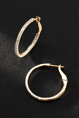 Diamond 0.5ct Hoop Earrings