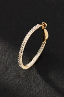 Diamond Hoop Earrings