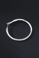 Diamond Large Hoop Earrings